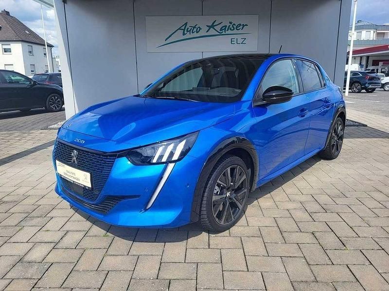 Blau Gebraucht 2023 Peugeot e-208 GTi Kleinwagen | 22.690 € (Teuer) - Bild 1/4