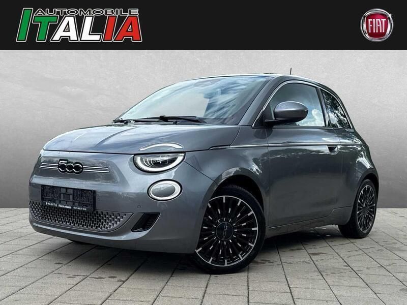 Grau (mineral grau) Gebraucht 2020 Fiat 500e La Prima Limousine | 16.990 € (Fairer Preis) - Bild 1/4