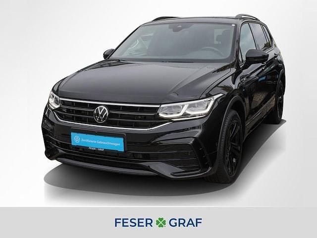 Deep black perleffekt Gebraucht 2024 VW Tiguan Allspace R-line SUV | 40.790 € (Guter Preis) - Bild 1/2