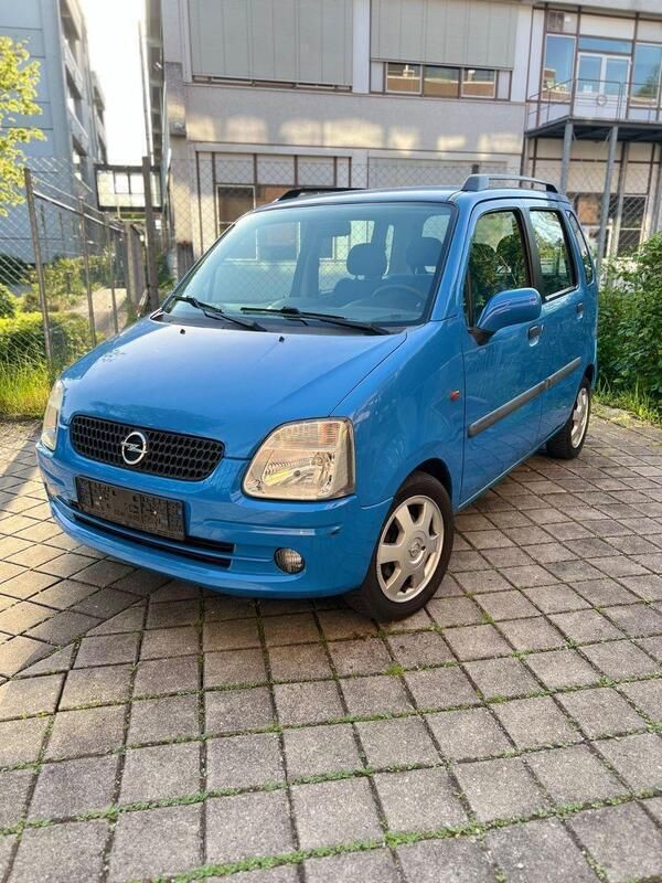 Blau Gebraucht 2003 Opel Agila Color Edition Kleinwagen | 990 € (Fairer Preis) - Bild 1/4