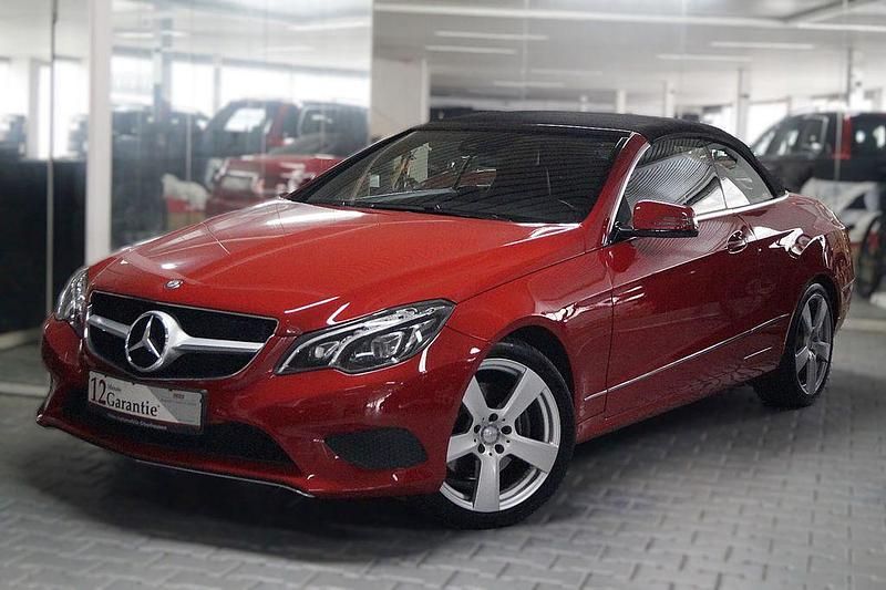 Rot Gebraucht 2015 Mercedes E320 Cabrio | 19.990 € (Guter Preis) - Bild 1/4