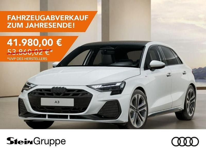Weiß Neu 2025 Audi A3 Sportback S-Line Kleinwagen | 41.980 € (Fairer Preis) - Bild 1/4