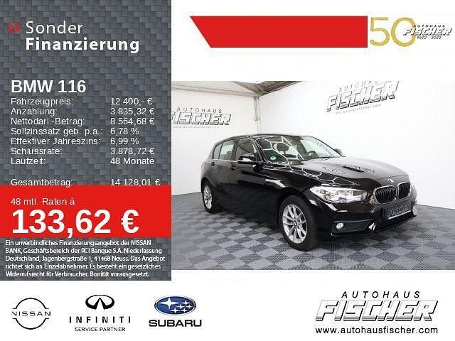 Schwarz Gebraucht 2015 BMW 116 Advantage Kleinwagen | 12.400 € (Etwas zu teuer) - Bild 1/4