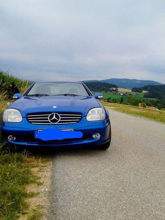 Blau Gebraucht 2000 Mercedes SLK200 Cabrio | 4.000 € (Guter Preis) - Bild 1/3