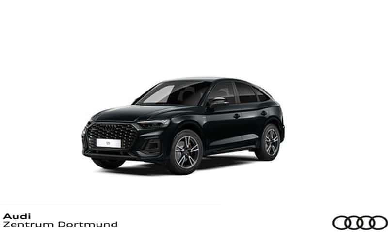 Mythosschwarz metallic Gebraucht 2022 Audi Q5 Sportback S-Line SUV | 38.444 € (Superpreis) - Bild 1/4