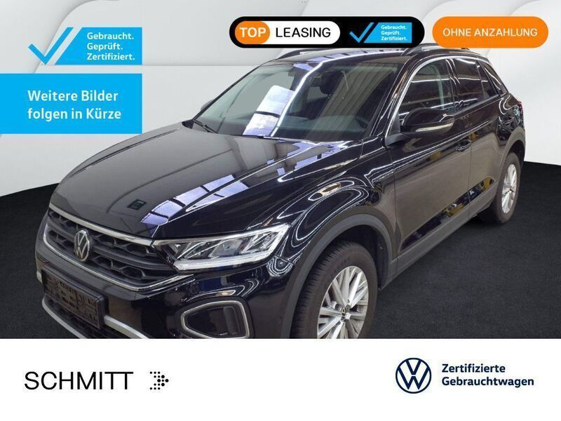 Schwarz Gebraucht 2024 VW T-Roc Life SUV | 22.499 € (Superpreis) - Bild 1/3