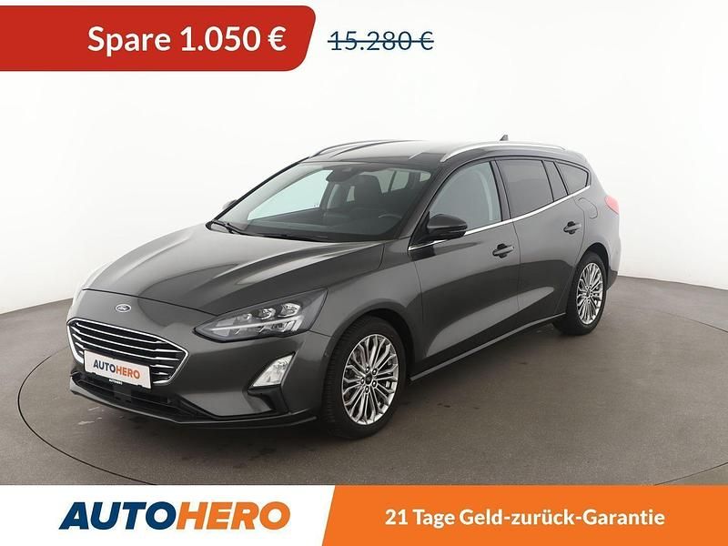 Grau Gebraucht 2019 Ford Focus Titanium Kombi | 14.230 € (Fairer Preis) - Bild 1/3