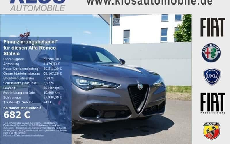 Grau Neu 2025 Alfa Romeo Stelvio Veloce SUV | 53.990 € - Bild 1/4