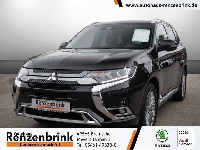 Schwarz Gebraucht 2021 Mitsubishi Outlander P-HEV Top SUV | 27.949 € (Teuer) - Bild 1/4