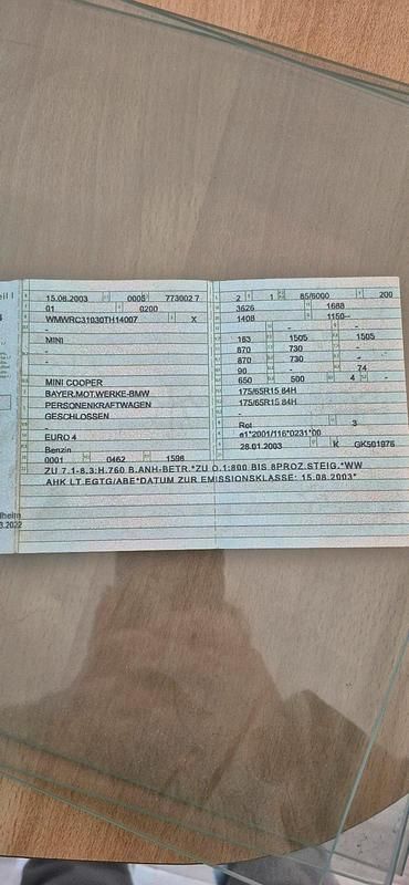 Second-hand Mini Cooper 116 CP (85 kW) 2003 Roșu Hatchback