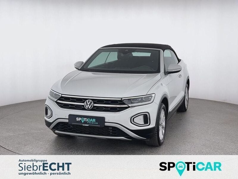 Weiß Gebraucht 2023 VW T-Roc Cabriolet Cabrio | 30.470 € (Guter Preis) - Bild 1/4