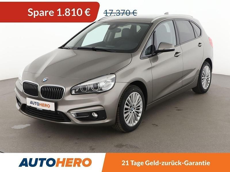 Grau Gebraucht 2016 BMW 220 Active Tourer Luxury Line Van / Kleinbus | 15.210 € (Guter Preis) - Bild 1/3