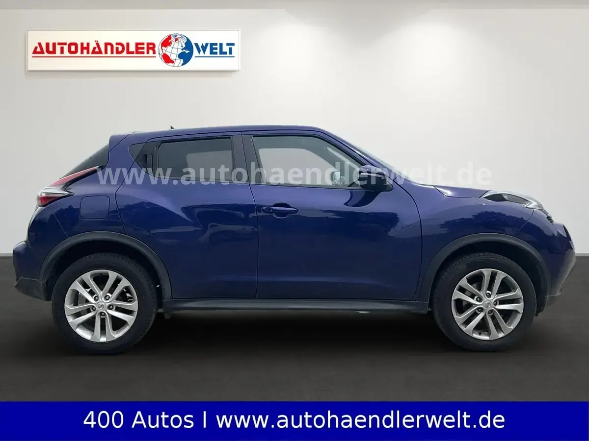 Gebraucht Nissan Juke Acenta 110 PS (80 kW) 2016 Ink blue metallic SUV