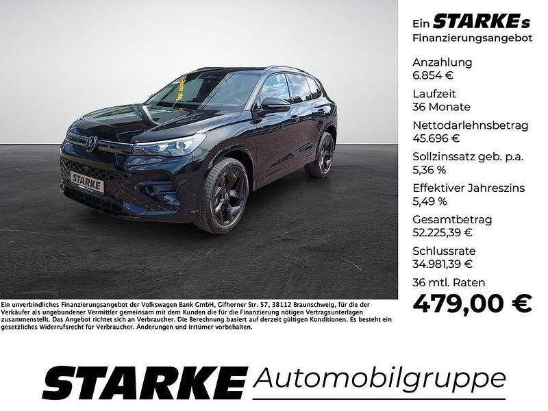 Schwarz (grenadillschwarz metallic) Neu 2025 VW Tiguan R-line SUV | 52.550 € (Guter Preis) - Bild 1/4