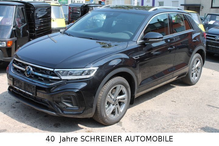 Schwarz metallic Gebraucht 2022 VW T-Roc R-line SUV | 29.950 € (Fairer Preis) - Bild 1/4
