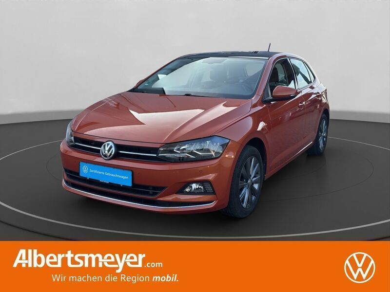 Orange Gebraucht 2019 VW Polo Highline Kleinwagen | 13.990 € (Fairer Preis) - Bild 1/4