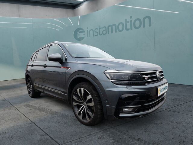 Grau Gebraucht 2018 VW Tiguan R-line SUV | 32.838 € (Teuer) - Bild 1/2