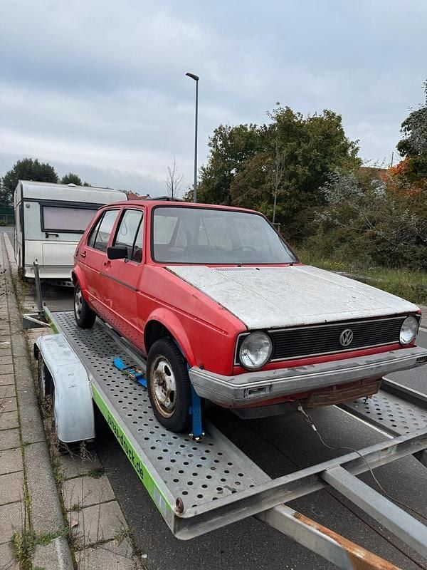 Rot Gebraucht 1981 VW Golf I Kleinwagen | 999 € - Bild 1/4
