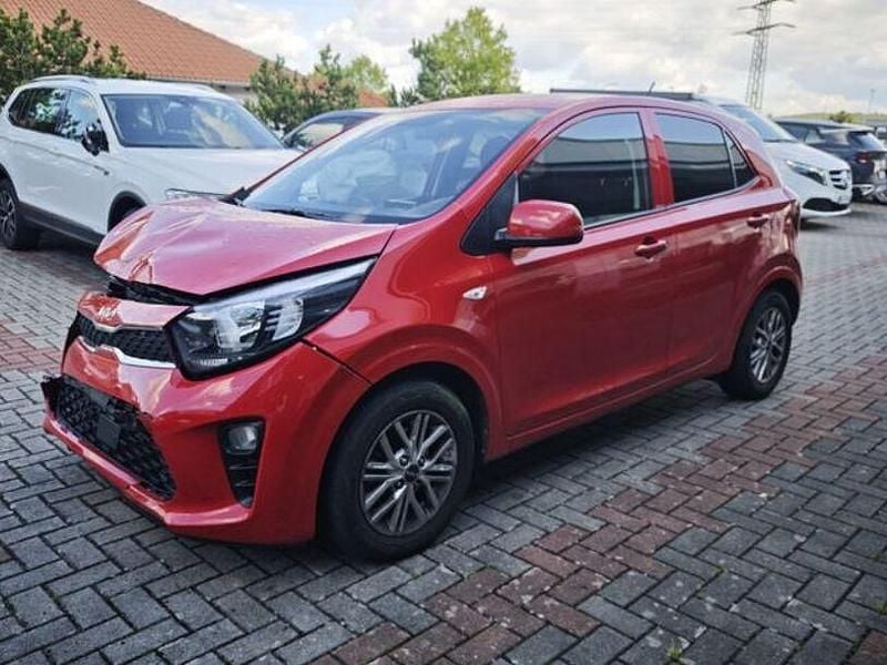 (a2r) shiny red met. Gebraucht 2022 Kia Picanto Vision Kleinwagen | 3.440 € - Bild 1/4