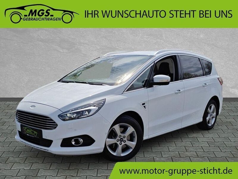 Gebraucht Ford S-MAX Titanium 190 PS (139 kW) 2019 Frost weiß Van / Kleinbus