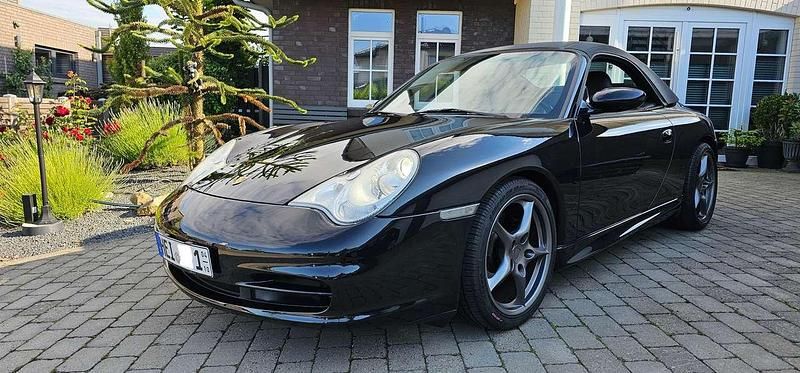 Schwarz Gebraucht 2003 Porsche 911 Carrera Cabriolet Cabrio | 27.911 € (Superpreis) - Bild 1/4