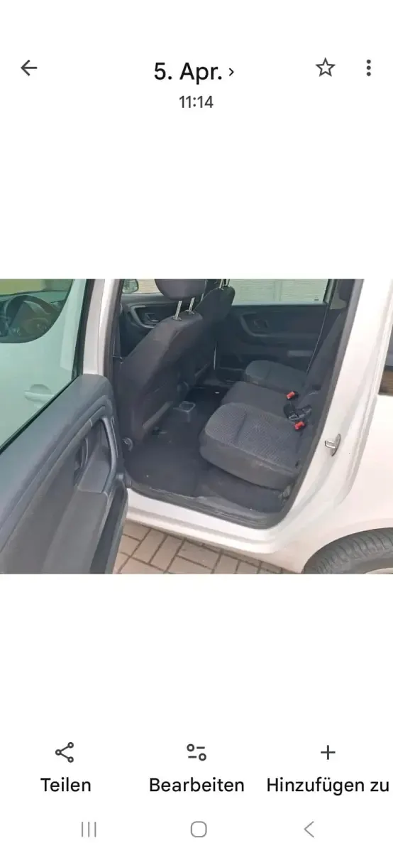 Gebraucht Skoda Roomster 69 PS (50 kW) 2014 Weiß Van / Kleinbus