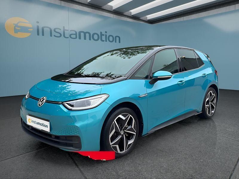 Blau Gebraucht 2021 VW ID.3 Pro Kleinwagen | 24.349 € (Etwas zu teuer) - Bild 1/4