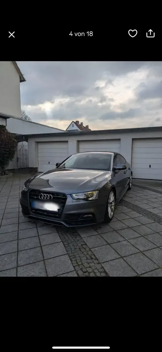 Gebraucht Audi A5 Sportback S-Line 249 PS (183 kW) 2016 Grau Kleinwagen