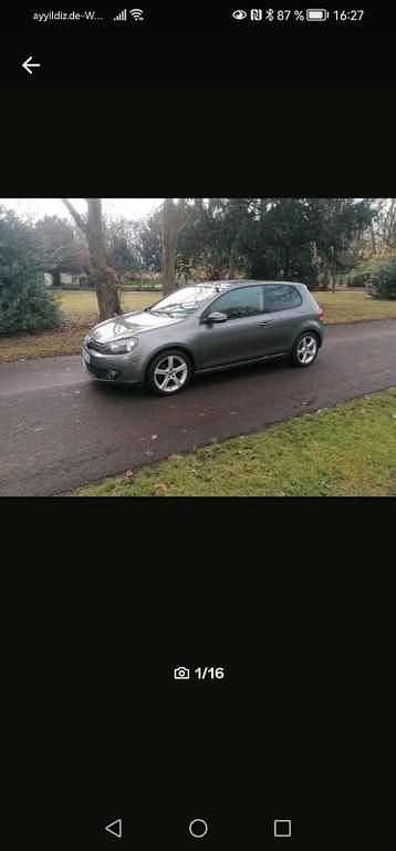 Gebraucht VW Golf VI Team 105 PS (77 kW) 2010 Grau Kleinwagen