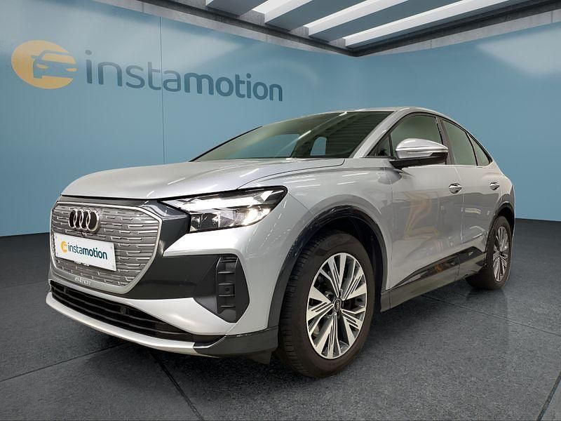 Silber Gebraucht 2022 Audi Q4 Sportback e-tron SUV | 30.199 € (Guter Preis) - Bild 1/4
