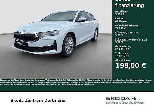 Gebraucht Skoda Octavia Selection 150 PS (110 kW) 2024 Weiß Kombi