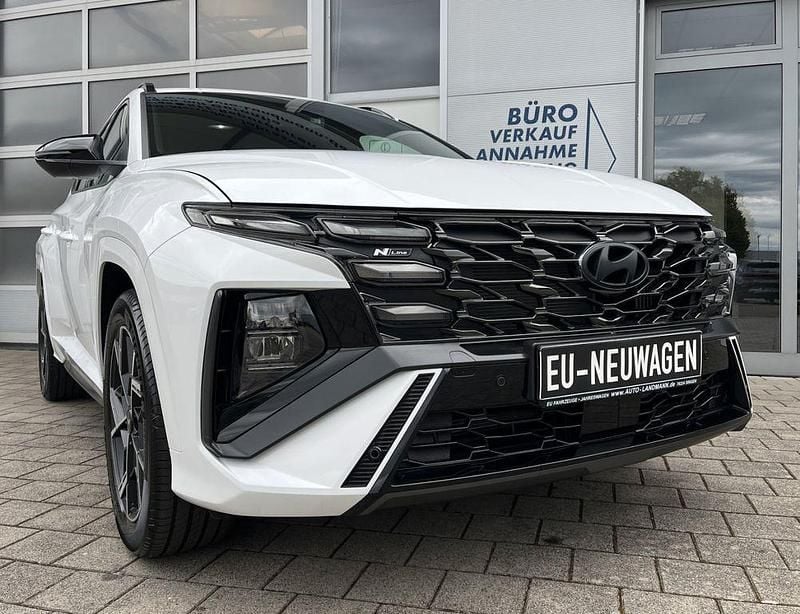 Weiß Neu 2025 Hyundai Tucson N Line SUV | 29.990 € (Fairer Preis) - Bild 1/4