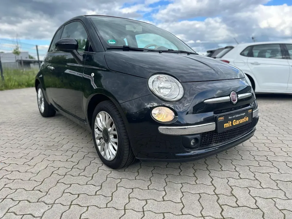 Gebraucht Fiat 500 Lounge 86 PS (63 kW) 2014 Schwarz Cabrio