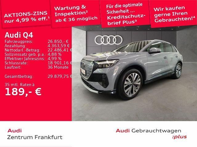 Kieselgrau Gebraucht 2022 Audi Q4 e-tron Advanced SUV | 26.850 € (Guter Preis) - Bild 1/2
