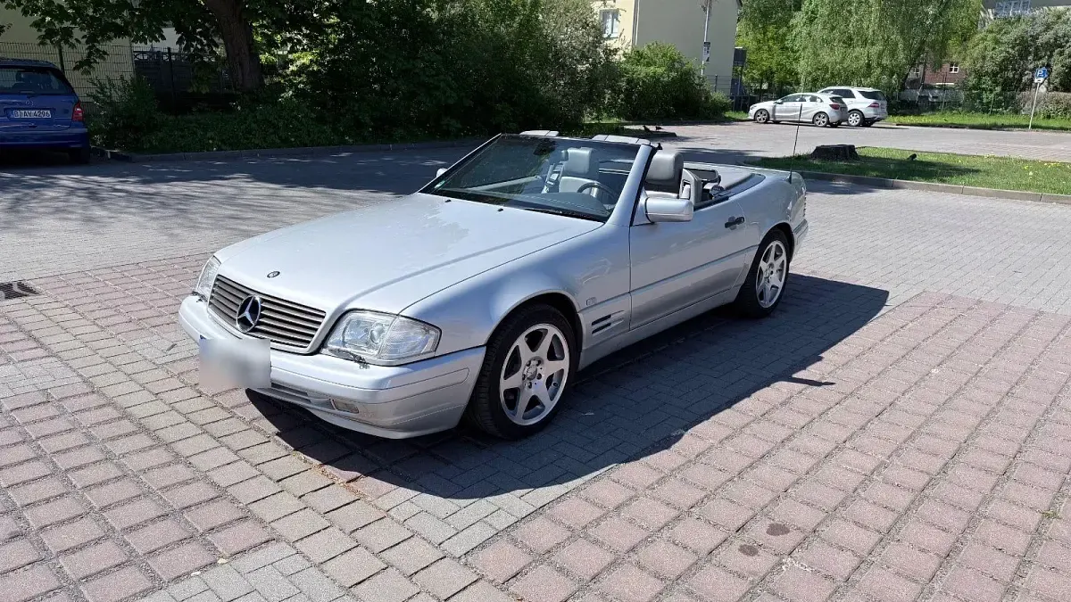 Gebraucht Mercedes SL320 231 PS (169 kW) 1997 Silber Cabrio