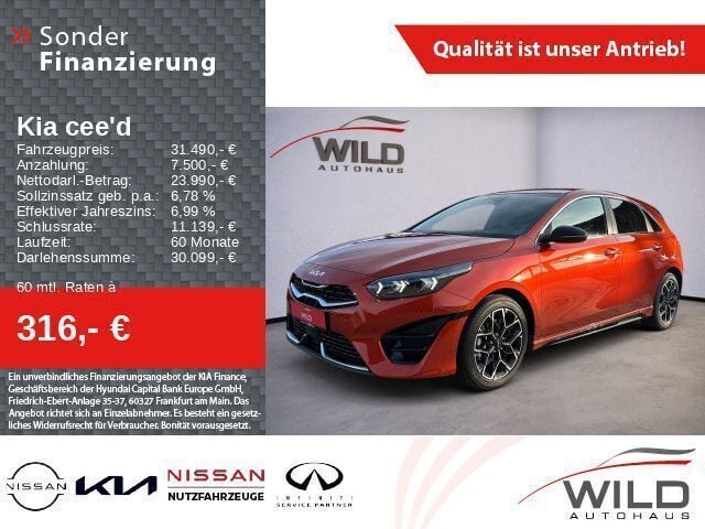 Orange Neu 2025 Kia Ceed GT-Line SUV | 31.490 € (Fairer Preis) - Bild 1/4