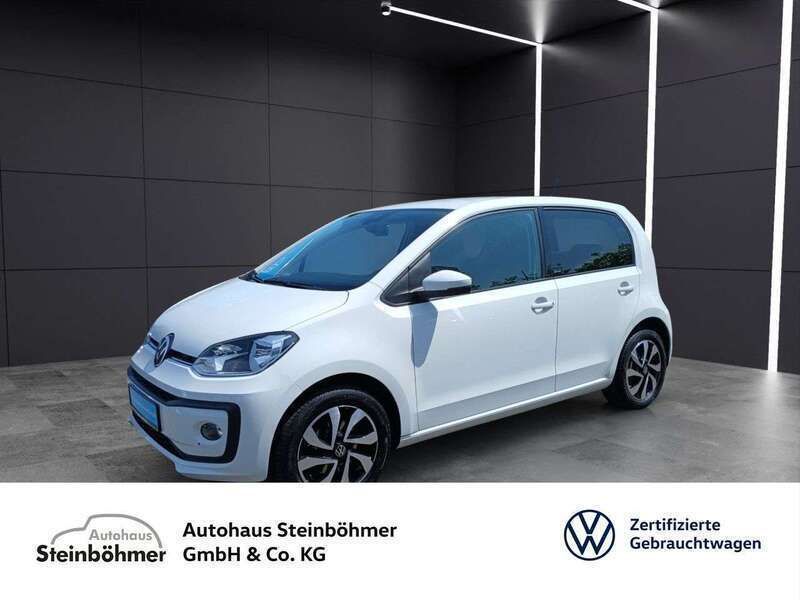 Weiß Gebraucht 2021 VW up! Active Kleinwagen | 11.885 € (Fairer Preis) - Bild 1/4