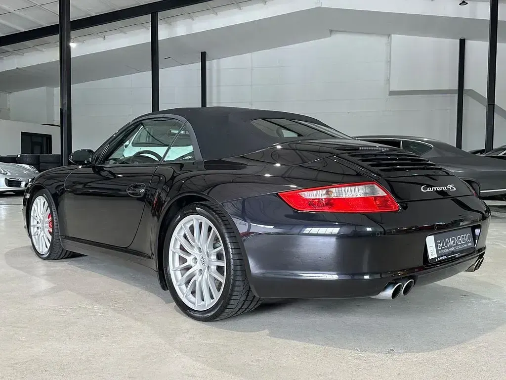 Gebraucht Porsche 911 Carrera 4S Cabriolet 355 PS (261 kW) 2007 Basaltschwarzmetallic Cabrio