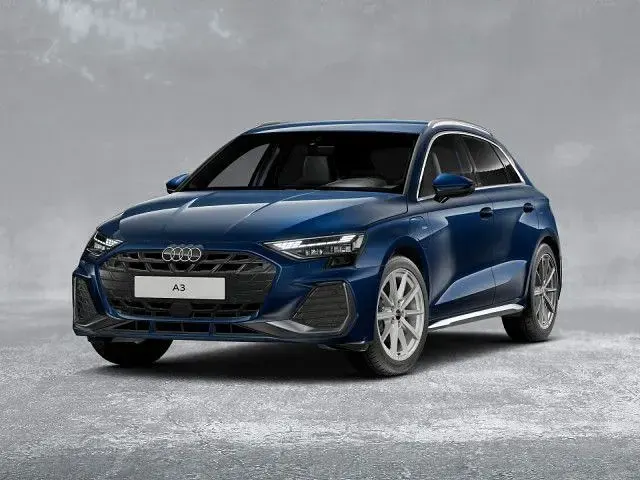 Second-hand Audi A3 S-Line 204 CP (150 kW) 2025 Albastru Berlinǎ