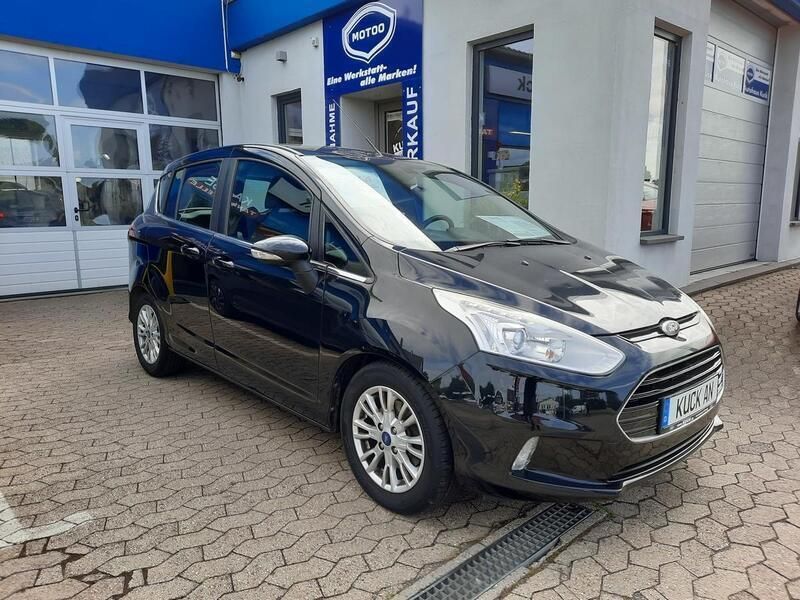 Schwarz metallic Gebraucht 2014 Ford B-MAX Titanium Van / Kleinbus | 10.610 € - Bild 1/4