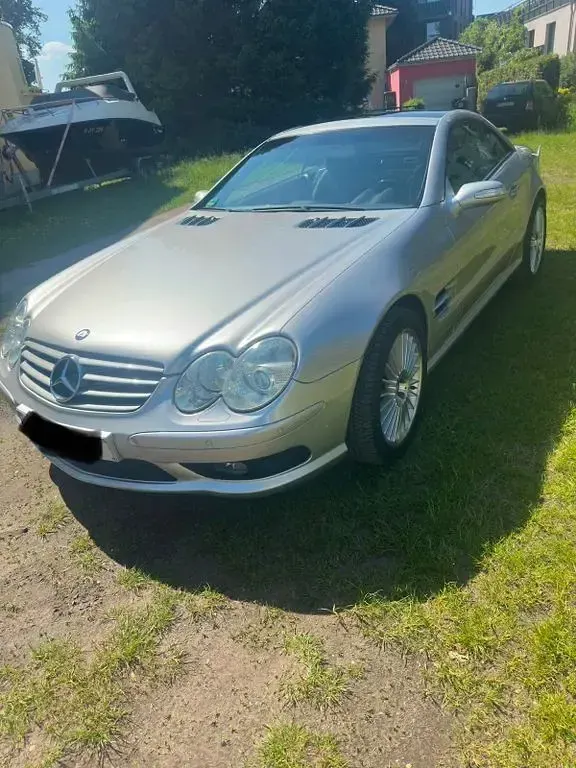 Gebraucht Mercedes SL500 306 PS (225 kW) 2003 Silber Cabrio