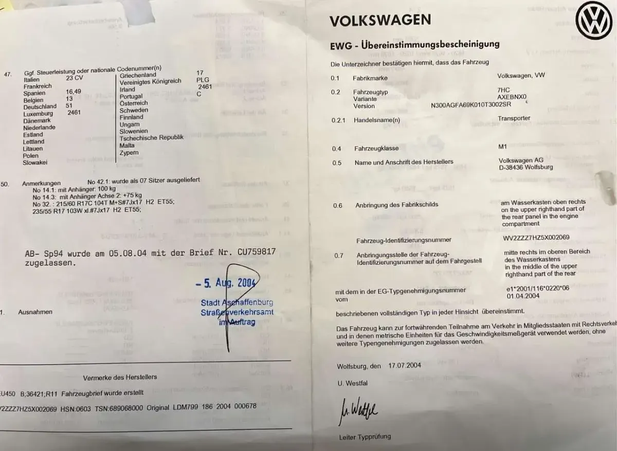 Gebraucht VW T5 174 PS (127 kW) 2004 Schwarz Van