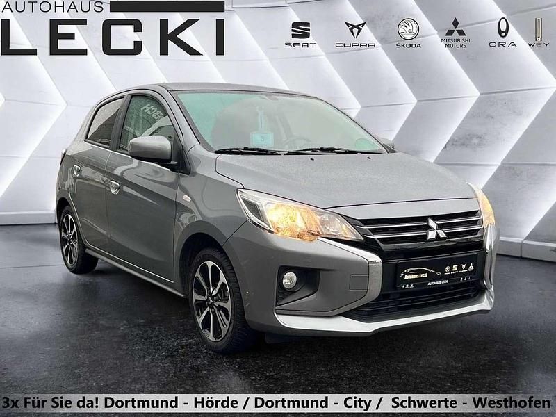 Grau Gebraucht 2021 Mitsubishi Space Star Spirit+ Kleinwagen | 12.980 € (Fairer Preis) - Bild 1/4