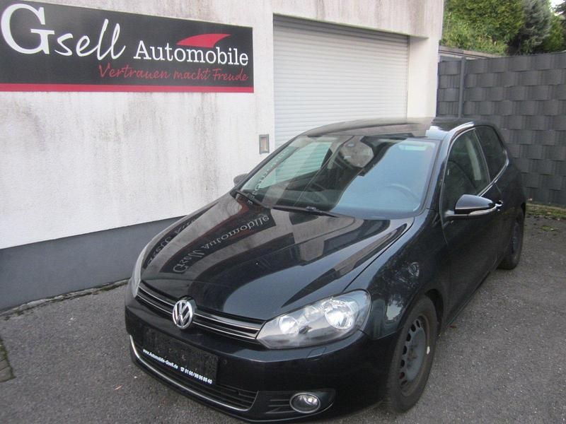 Schwarz Gebraucht 2009 VW Golf VI Highline Limousine | 3.099 € (Fairer Preis) - Bild 1/4