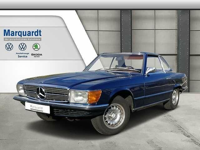 Blau Gebraucht 1972 Mercedes SL350 Cabrio | 19.990 € - Bild 1/2