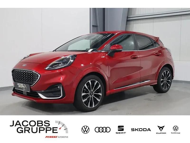 Rot Gebraucht 2021 Ford Puma ST-Line SUV | 17.430 € (Guter Preis) - Bild 1/4