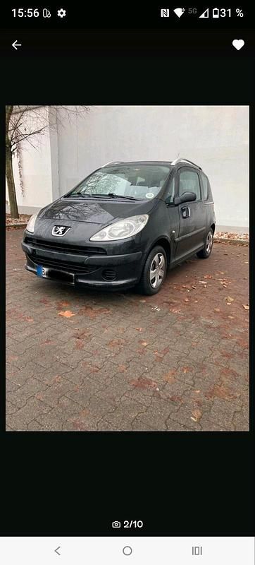 Gebraucht Peugeot 1007 75 PS (55 kW) 2005 Schwarz Van / Kleinbus