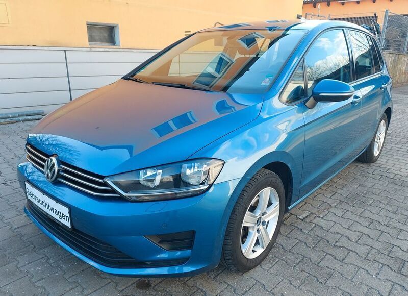 Blau Gebraucht 2014 VW Golf Sportsvan Comfortline Van / Kleinbus | 7.100 € (Guter Preis) - Bild 1/4