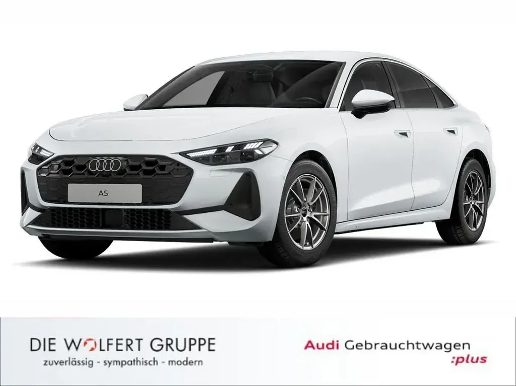 Gebraucht Audi A5 Ambiente 204 PS (150 kW) 2025 Gletscherweiß metallic Limousine