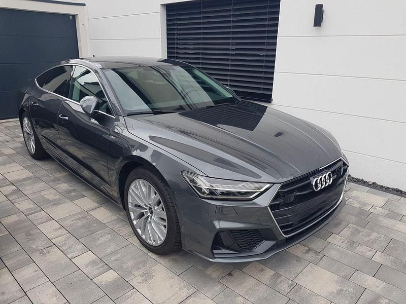 Grau Gebraucht 2023 Audi A7 Sportback S-Line Kleinwagen | 46.900 € (Superpreis) - Bild 1/4
